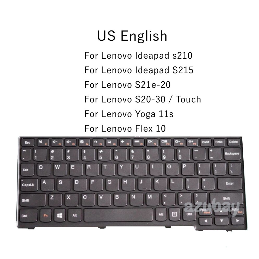 Keyboard For Lenovo Ideapad s210 s215, s21e-20 s20-30 Touch, Yoga