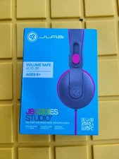 JLAB JBuddies Studio 2 Wired Kids Headphones FOLD VOLUME SAFE USB-to-3.5 mm