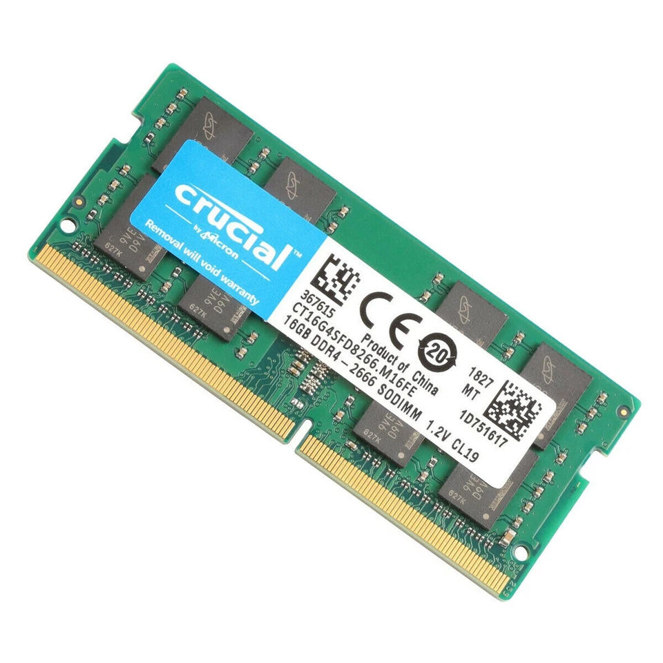 Crucial DDR4 64GB 32GB 16GB 2666MHZ PC4-21300 memory SODIMM Laptop RAM Notebook - Image 3 of 4