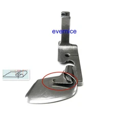 3/8" Chiffon Thin Double Fold Hemmer Foot For Juki Ddl-555 Singer Brother Consew