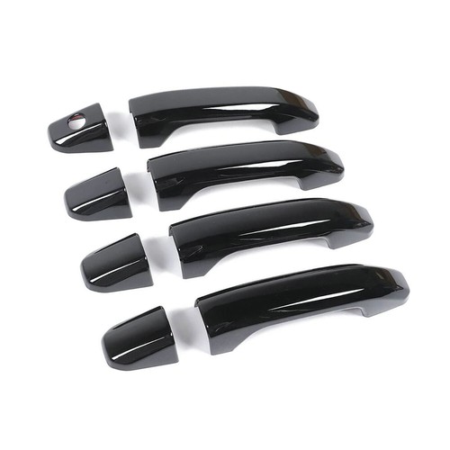 For 2014-2024 GMC Sierra Chevy Silverado 1500 NO Smart Holes Door Handle Covers - Picture 6 of 9