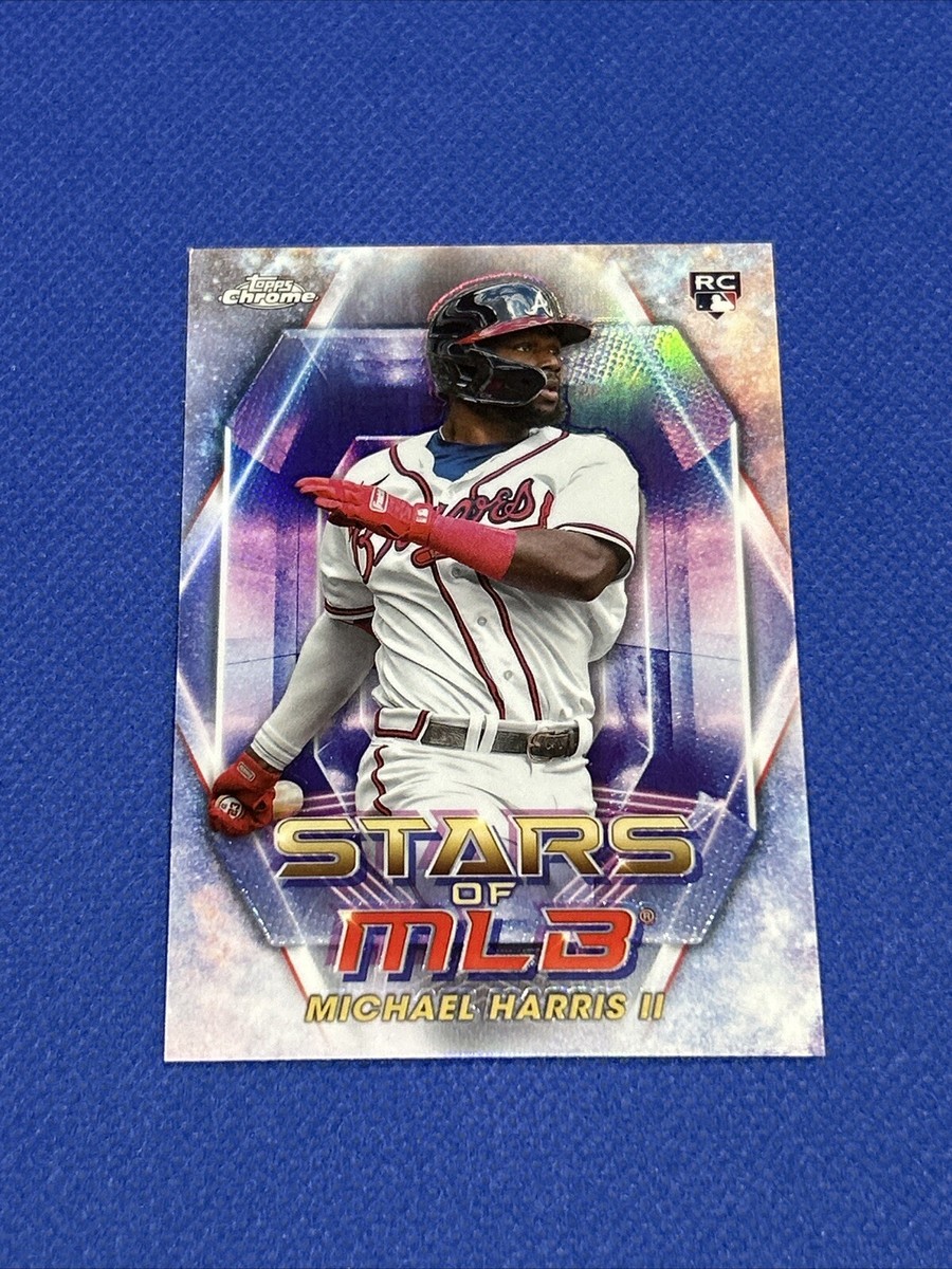 Michael Harris II Topps Chrome 2023 Stars Of Mlb Card Rookie Rc
