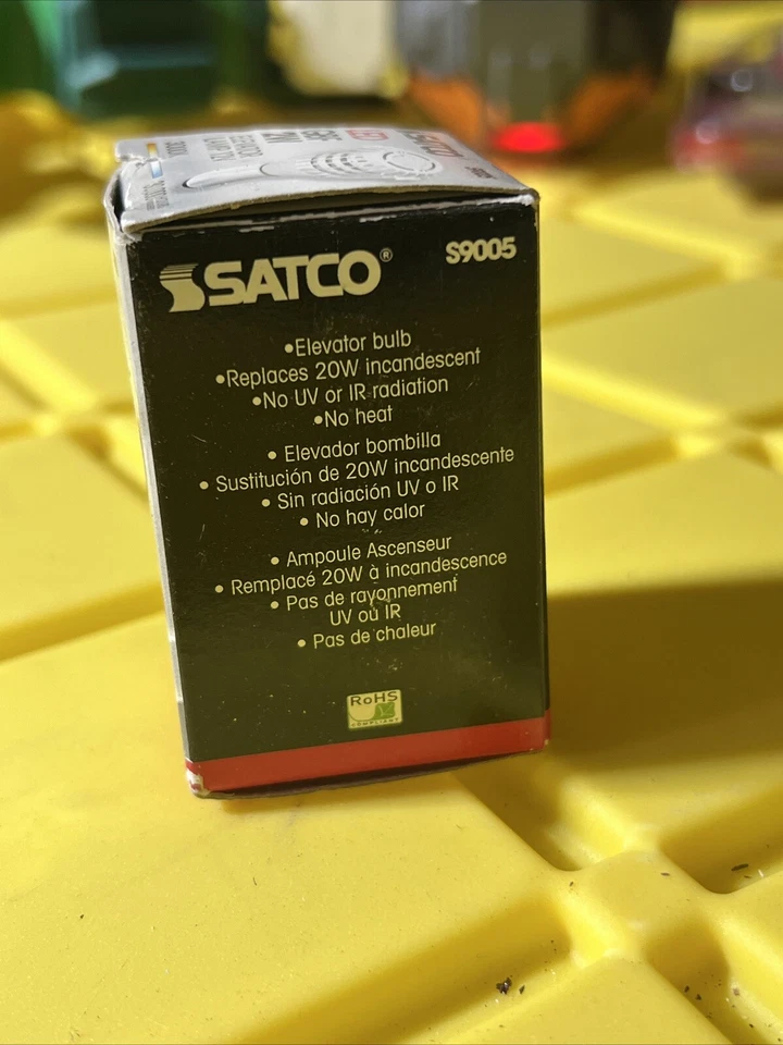 NEW SATCO S9005 2W GBF 12V LOW VOLTAGE BA15D BASE LED ELEVATOR LAMP - Image 4 of 4