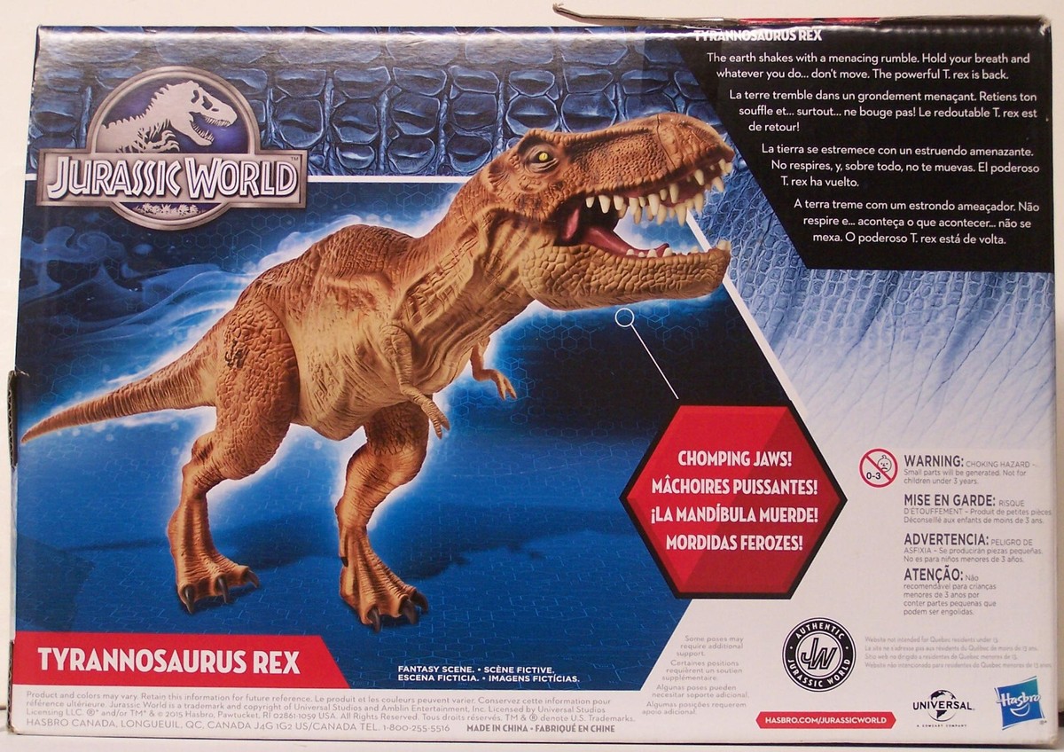Jurassic World Dino Tyrannosaurus Rex Chomping Action T-Rex
