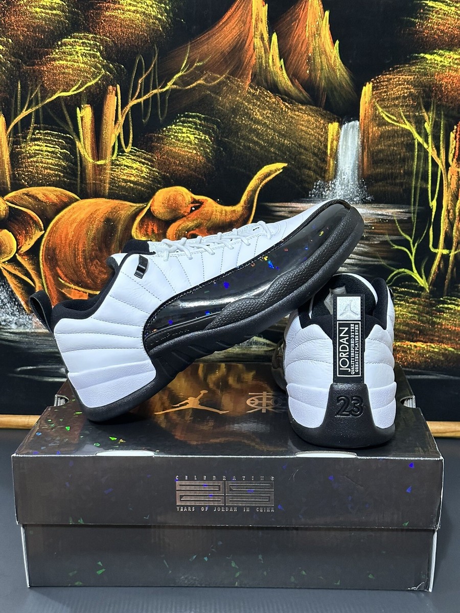 Black And White White Jordan 12 Low Mens Nike Air Jordan 12 Retro