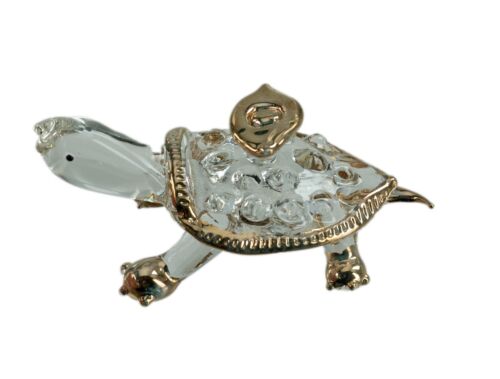 Figurine Tortue en verre soufflé - Déco - Bibelot - Artisanat fait main 1632 - Picture 5 of 8
