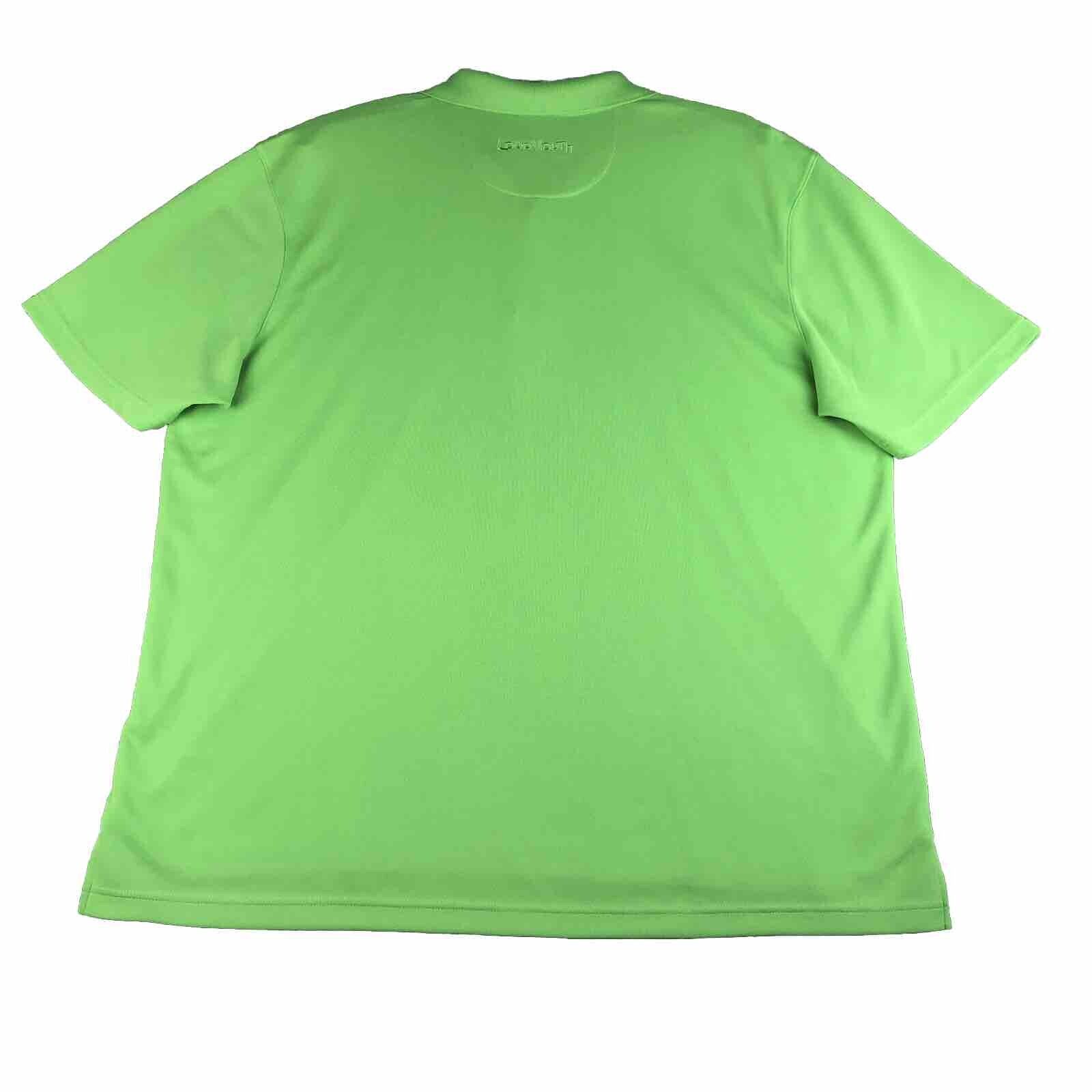 Loudmouth Polo Shirt Mens XXL 2XL Green Lime Golf… - image 3