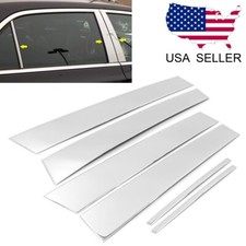 For 2011-2023 Chrysler 300 300c 6pc Stainless Steel Chrome Window Pillar Post For 2011-2023 Chrysler 300 300c 6pc Stainless Steel Chrome Window Pillar Post
