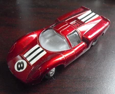 Vintage 1960s M Logo Diecast Lola T-70 Mark III AA-03 Race Car LOOK