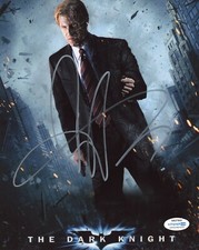 Aaron Eckhart Dark Knight Batman Autographed Signed 8x10 Photo ACOA
