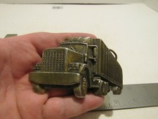 VTG THE GREAT AMERICAN BELT CO. SEMI-TRUCK AND TRAILER BELT BUCKLE USED