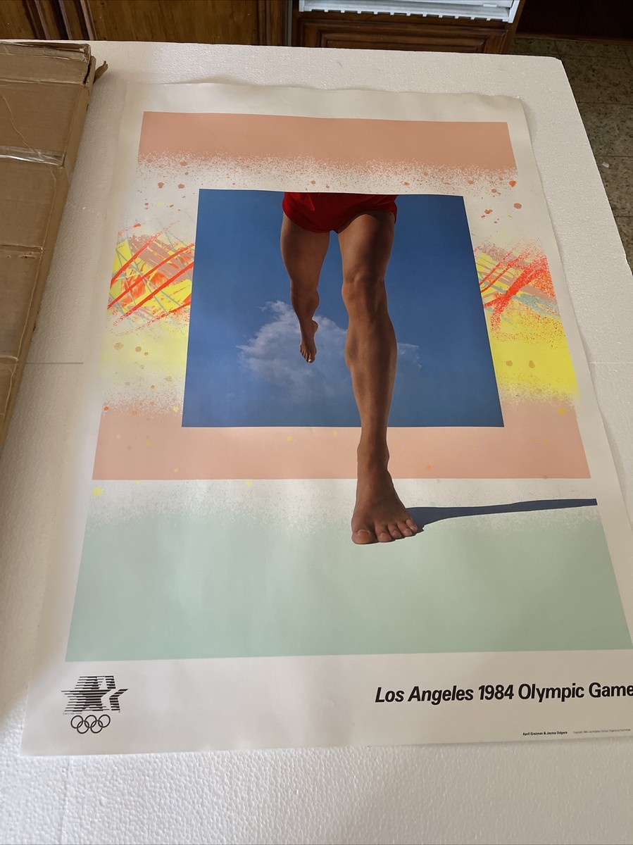 1984 Olympics Los Angeles Poster By April Greiman & Jayme Odgers