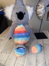FAO Schwarz Dreamies Rainbow Koala Ultra-Plush New w/Tags 18 Stuffed Animal