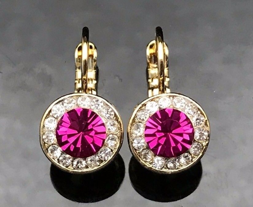 Buy Zavya Enchanted Blush Rhodium Plated Sterling Silver Dangle Earrings  With Pink Cz Online