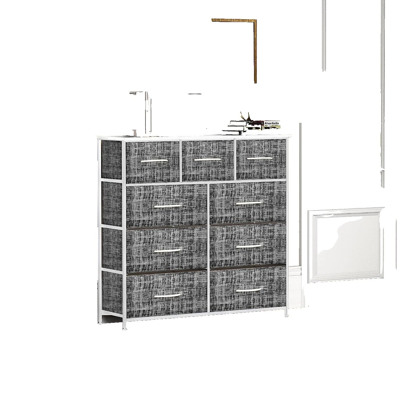 Muebles para el Hogar Plástico White Sala de Estar