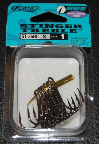 Owner STX-38 Stinger Treble Extra Treble Hook Size 2 (6840
