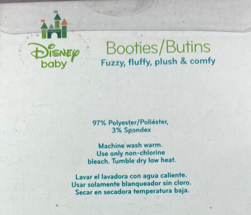 Disney Baby Booties Size 6 - 12 Months Baby's Minnie Mouse Red White (K03) - 第 8/8 張圖片