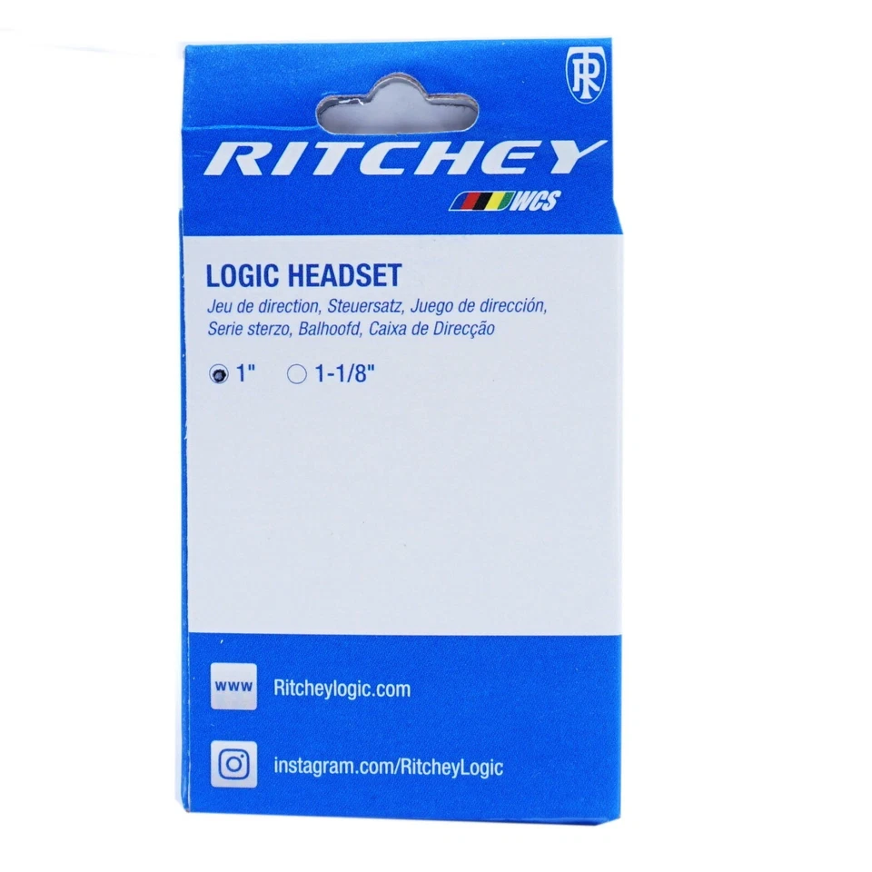 Ritchey WCS Logic Bike Headset 1" Black Threadless EC30/25.4 EC30/26 - Image 4 of 4