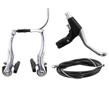 AltaLine Bicycle Alloy REAR V-Brake Complete Set 110mm Chrome.