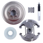 Clutch Drum Oil Pump Worm Gear Kit For Husqvarna 340 345 350 445 450 Chainsaw