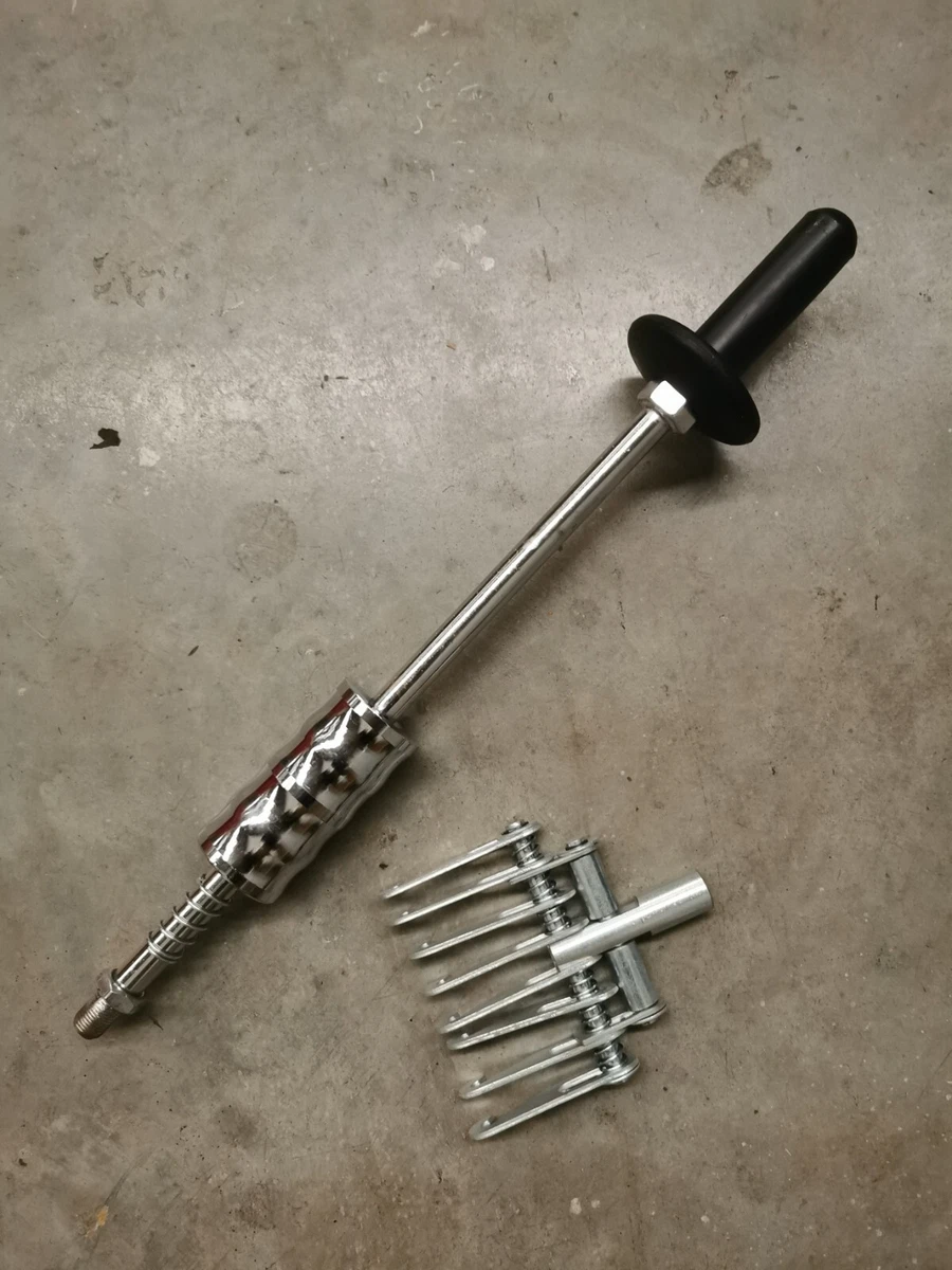 Stud slide hammer outlet