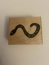 JRL Design H246 Snake Wood Mounted Rubber Stamp RS20