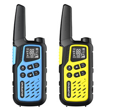 BAOFENG T25 Walkie Talkies - Blue  Yellow -2-Pack - Brand New