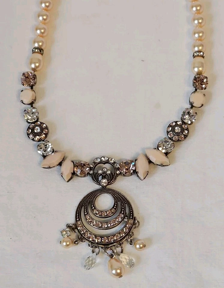 Reminiscence Kristall/Strass Glitter  Halskette/Collier Neuwertig - Bild 2 von 4