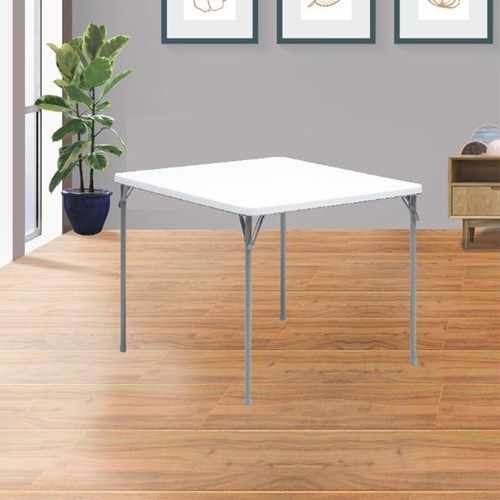 Mesa Plegable Mesa Cuadrada para Tarjetas Interior Exterior Fácil Limpieza Portátil 4 Asientos Nueva - Imagen 4 de 9