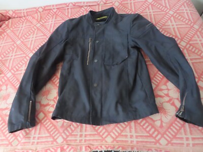 Men s Klim Drifter Small Black Heavyweight Padded Shoulder Back Zip Magnet Up