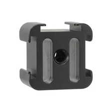 CAMVATE Aluminum 3-Way Cold Shoe Mount Bundle with Central 1/4" Mounting Points