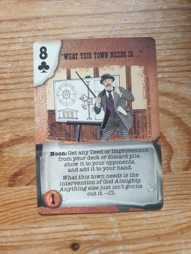 Deadlands DoomTown CCG A Reaping of Souls Multiplayer Trading Card Games Singles - Picture 201 of 208