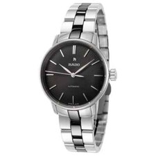 RADO Coupole Classic Orologio Automatico Svizzero Donna, Quadrante Nero, R22862152