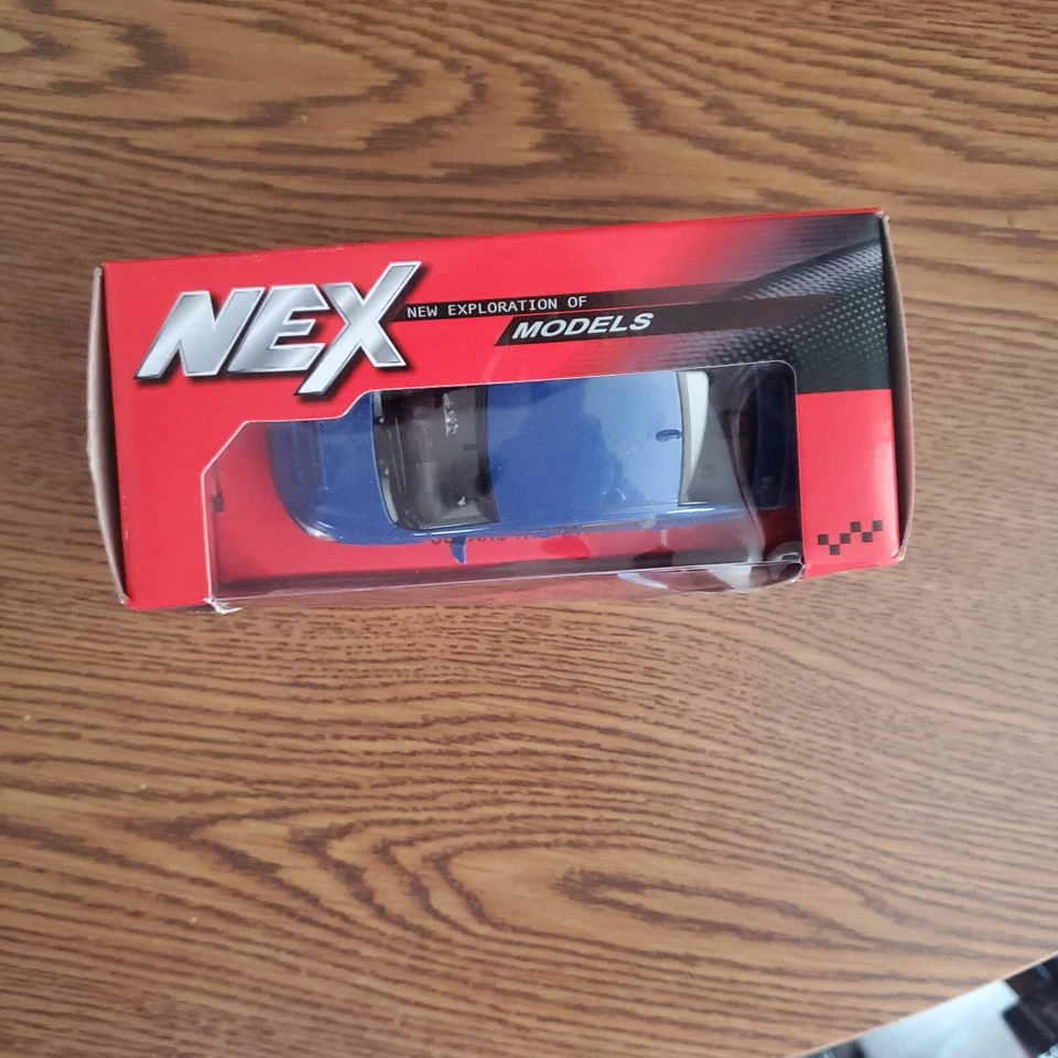 Subaru WRX STi Blue Welly scale 1:34-39 diecast toy car NEX model Doors Open - Image 2 of 4