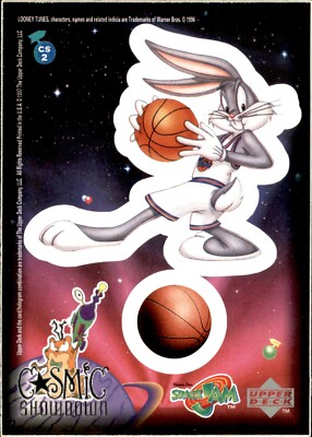1996-97 SPACE JAM Rare Insert Cosmic Showdown Sticker # CS2 Bugs