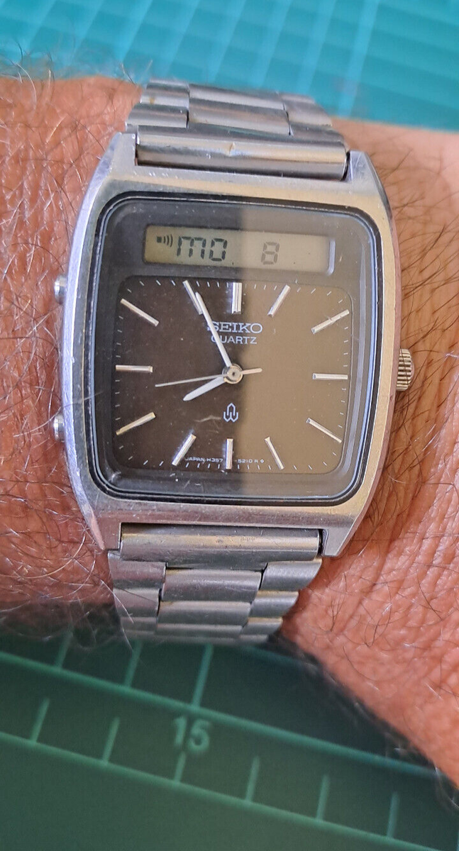 Rare Vintage(1981) Seiko H357-5080 DIGI-ANA Japan Watch *Working