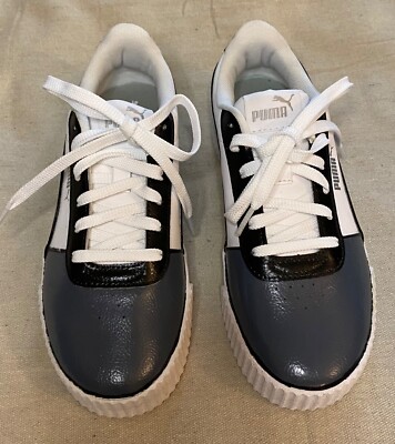 PUMA Shoe Sneakers SOFTFOAM Optimal Comfort Woman's size 7.5 NEW White Gray Blk