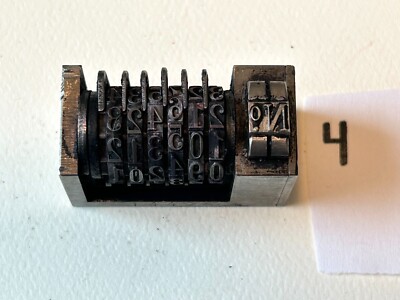 Numbering Machines - Letter Press