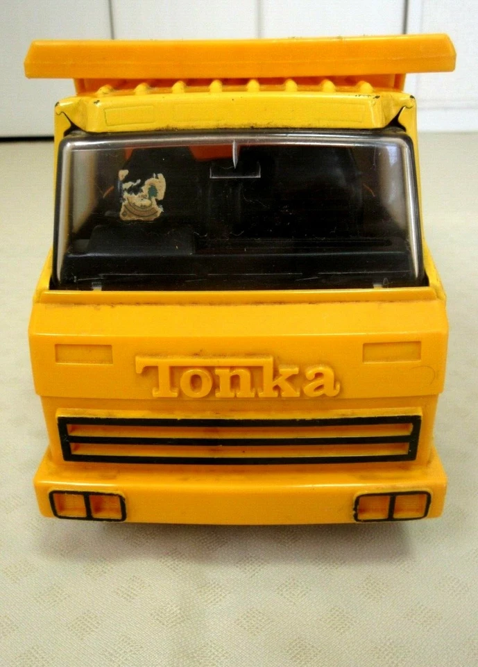 Jouet japonais ancien camion benne japonais jouet jaune Tonka JP voiture occa... - Photo 2/4