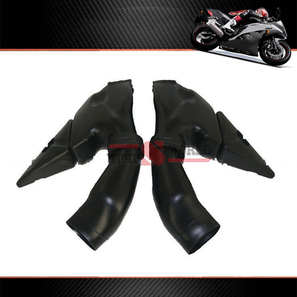 ABS Ram Air Intake Tube Ducts Duct For Honda CBR600RR CBR 600RR 2003 2004 - Image 2 of 3
