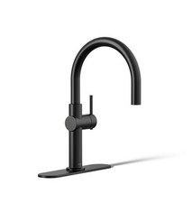 Kohler K-22975-BL Crue Bar or Secondary Kitchen Faucet, Matte Black