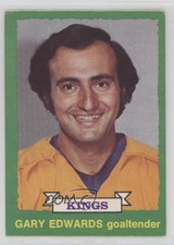 1973-74 O-Pee-Chee Light Back Gary Edwards #199 0m8e