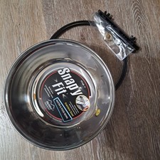 Snap'y Fit Food Stainless Pet Bowl Food Or Water Midwest Homes For Pets 8 CUPS