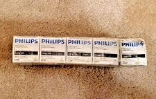 PHILIPS 14054 35WATT MR16 12  VOLT FRONT GLASS 10-DEG REE BEAM LOT OF 5