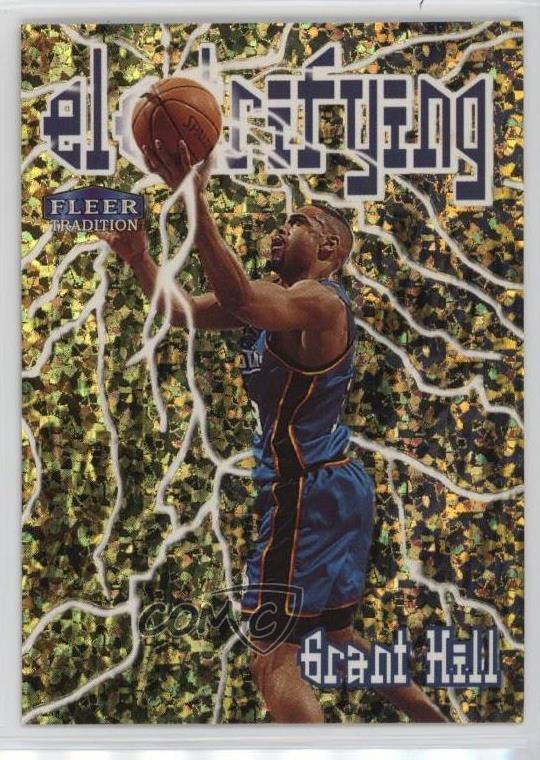 1998-99 Fleer Tradition Electrifying Grant Hill #4E HOF