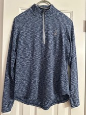 Zero Restriction PINEHURST 1895 Women's Golf Pullover 1/4 Zip Blue