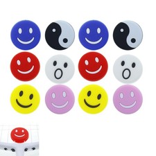 12PCS Tennis Vibration Racquet Dampeners with 6 Colors,Racket String Shock Ab...