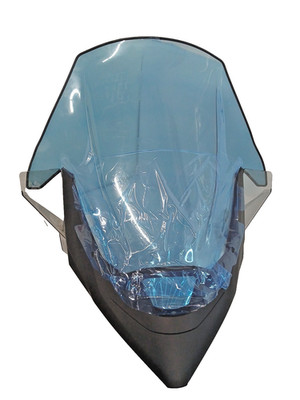 Windshield 585mm w Deflectors 517307326 20-22 Exp Ace 600, 900 New OEM Ski-Doo