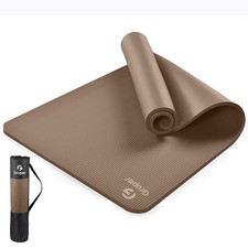Thick Yoga Mat Non Slip, Large Size 72" L x 32" W x 0.6" TH, Premium Exercise...