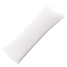 Body Pillow Case Cover, Polyester Microfiber Long Pillow 20x54 (1 Pack) White